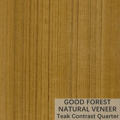 Ván ép gỗ tự nhiên Teak Ván ép tự nhiên Crown Cut Chứng nhận FSC