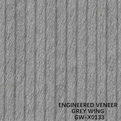ISO trang trí 3100mm Thiết kế gỗ veneer cánh bất thường hạt kỳ lạ màu xám GW-X0123/X0133