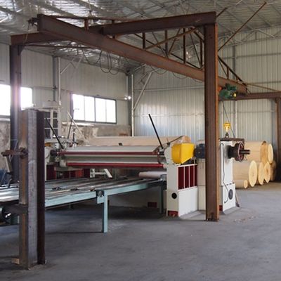 Thiết kế mới của Veneer Gỗ Tái tạo Hình Đuôi Phượng Hoàng Obs-L8281n/858n Màu Đỏ Dùng Trang Trí Khách Sạn 0.45mm