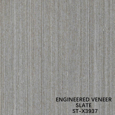 Recon Slate Wood Veneer Walnut X3937 Kích thước tiêu chuẩn Độ dày 0,15-0,6mm Giá tốt cho cửa ra vào và cửa sổ Trung Quốc sản xuất