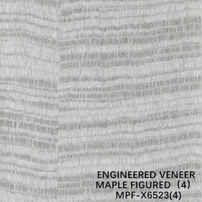 Khách sạn Veneer gỗ Maple tái tạo X6523 Nhuộm màu xám Kỹ thuật cắt lát Giá tốt từ Trung Quốc Sản xuất