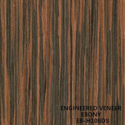 Mặt tủ Fancy Gỗ Veneer Ebony Recomposed Màu nâu H108DS Gỗ thẳng