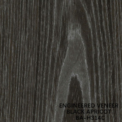 Nội thất Black Apricot Ván ép gỗ kỹ thuật H314C Flat Cut Crown Grain 2500-3100mm