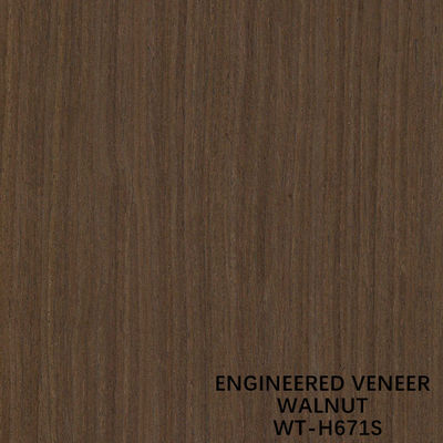 Ván ép gỗ óc chó màu đen tái chế H671s Slice Cut Technics Vertical Grain Giá tốt từ nhà máy Trung Quốc cho cửa