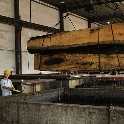 Đồ gỗ Ash tự nhiên Veneer cắt phẳng hạt vương miện cho mặt tủ