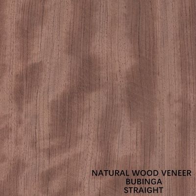 Ván gỗ Bubinga tự nhiên thẳng 0,5mm Châu Phi cho đồ nội thất / nhạc cụ