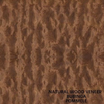 Pommele Grain Châu Phi Veneer gỗ Bubinga tự nhiên 0,5mm cho nhạc cụ