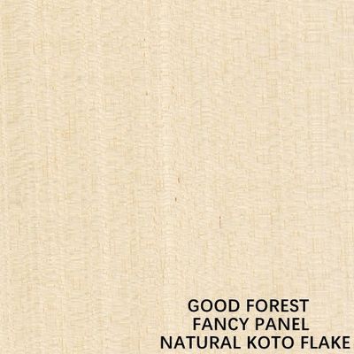 Fancy Natural Koto Veneer Gỗ thẳng Flake Grain cho tấm trang trí khách sạn Giá tốt Nhà máy Trung Quốc