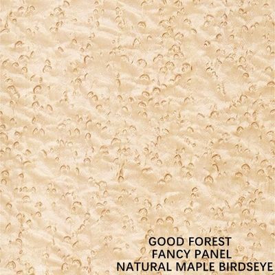 Phong cách tự nhiên Maple Bird Eye Plywood Khách sạn trang trí dịch vụ tùy chỉnh kích thước kéo dài