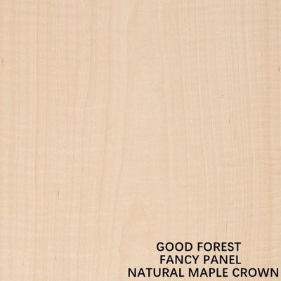 Ván gỗ Veneer gỗ Maple Crown tự nhiên Kích thước tiêu chuẩn 2440 * 1220 cho đồ nội thất và tủ Nhà máy Trung Quốc Iso