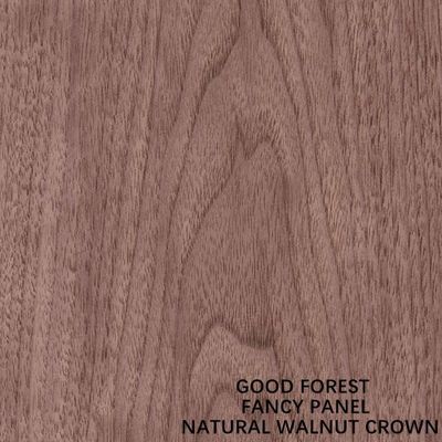 Ván ép ưa thích của Veneer gỗ óc chó tự nhiên Crown Grain cho đồ nội thất và tủ Kích thước kéo dài 2745mm Trung Quốc làm cho