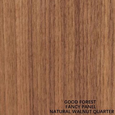 Fancy Walnut Plywood Quarter Grain Kích thước tiêu chuẩn 2440 * 1220 Carb P1 / P2 Chứng nhận cho nhà máy sản xuất cửa và tủ