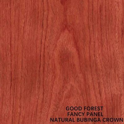 Nội thất Fancy MDF Crown Natural Bubinga Wood Veneer 2440x1220mm