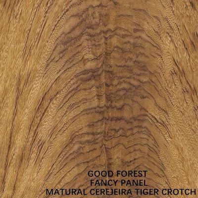 Đặc biệt Cerejeira Tiger Crotch Wood Veneer 2440x1220 2745mm cho khách sạn