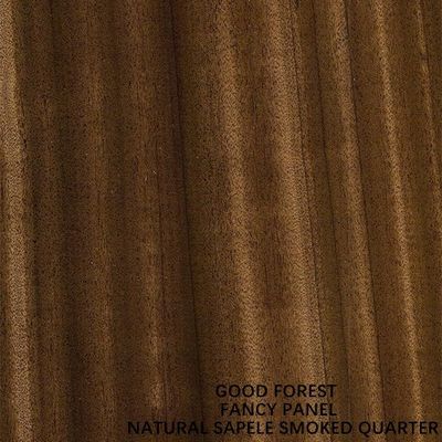 Nội thất Gỗ Sapele hun khói Gỗ tự nhiên Veneer quý Tấm MDF dựa trên hạt Iso