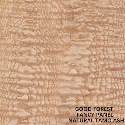 Trang trí khách sạn Ván ép ưa thích Tamo Ash Veneer Crown Cut Grain Sơn miễn phí 2745x1220mm