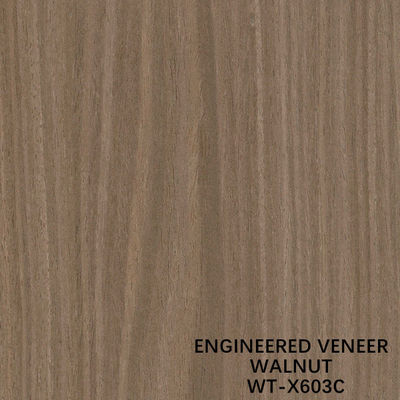 Vương miện gỗ veneer được thiết kế theo tiêu chuẩn ISO Cắt màu nâu cho mặt cửa và tủ