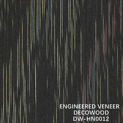 Kết cấu không đều Veneer Decowood được thiết kế để trang trí khách sạn Kích thước tiêu chuẩn 2500 * 640mm