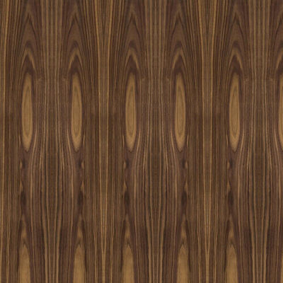 Độ dày 25 mm Ván ép lạ mắt Gỗ tếch Veneer Crown Grain Sơn miễn phí