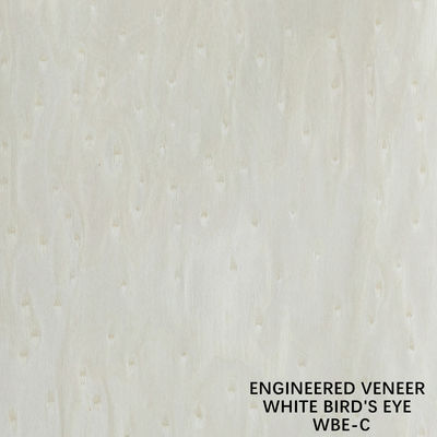 Mẫu vật bất thường gỗ veneer Burl And Root White Bird Eye 2500-3100 mm trong nhà
