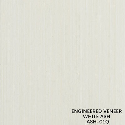 Fancy tái hợp gỗ veneer trắng Ash 1Q thẳng hạt cắt một phần