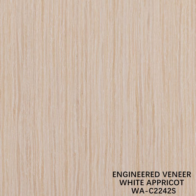 Fancy tái hợp gỗ veneer hạt thẳng 2242S 0.15-0.6mm cho cửa nội thất