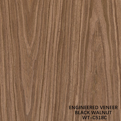 0.60 mm Thiết kế gỗ veneer 518s / 518c cho cửa nội thất và mặt tủ