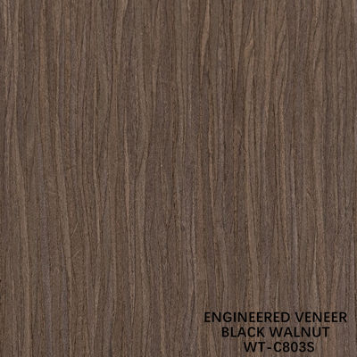 Fancy tái hợp gỗ veneer thẳng Walnut 612S/682S/803S cho gỗ dán 3100mm