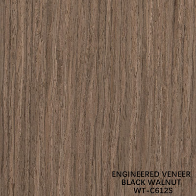 Fancy tái hợp gỗ veneer thẳng Walnut 612S/682S/803S cho gỗ dán 3100mm