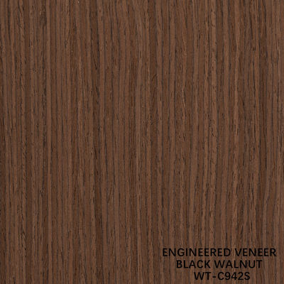 Thiết kế gỗ Walnut Veneer Quarter cắt dọc hạt 942s / 943s cho cửa nội thất