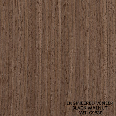 Thiết kế gỗ Walnut Veneer Quarter cắt dọc hạt 942s / 943s cho cửa nội thất