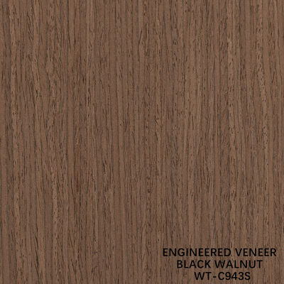 Thiết kế gỗ Walnut Veneer Quarter cắt dọc hạt 942s / 943s cho cửa nội thất