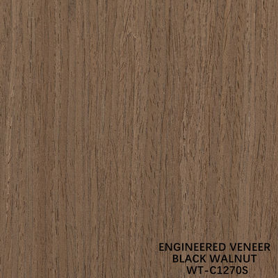 Lớp veneer gỗ óc chó Hoa Kỳ tái tạo 0.15-0.60mm Dịch vụ tùy chỉnh Quarter Cut Fine Line For Decoration