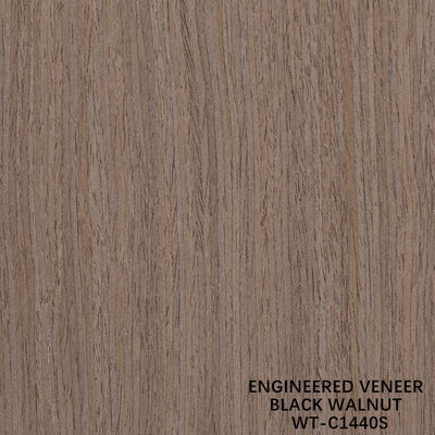 Lớp veneer gỗ óc chó Hoa Kỳ tái tạo 0.15-0.60mm Dịch vụ tùy chỉnh Quarter Cut Fine Line For Decoration