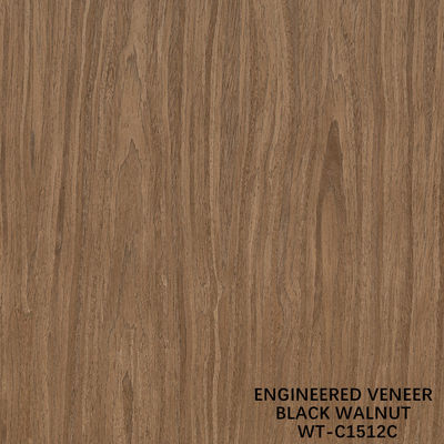 Mẫu gỗ tự nhiên veneer Crown Cut Walnut kích thước tiêu chuẩn 2500 * 640 cho bảng trang trí nội thất