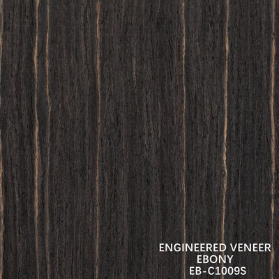 Đường thẳng màu Ebony Thiết kế gỗ veneer cho fancy gỗ dán 640-1220mm Width Splicing