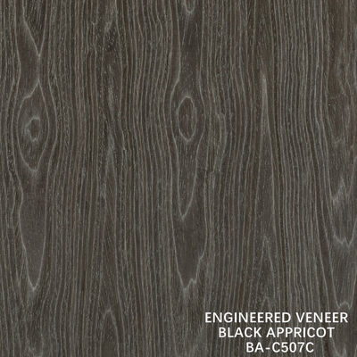 Top A Thiết kế gỗ veneer rửa đen dưa chuột vương miện hạt màu tối cho trang trí phòng khách sạn