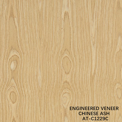 Fancy Wood Veneer Trung Quốc Ash nhân tạo kích thước dài 3100mm có thể được tùy chỉnh cho trang trí Trung Quốc làm
