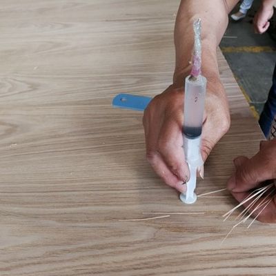 Xếp kết cấu hai màu kỹ thuật gỗ veneer 2850mm Độ dày tùy chỉnh