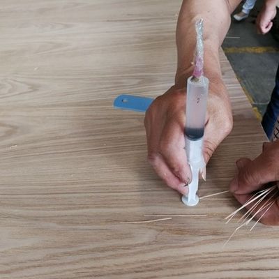 Xếp kết cấu hai màu kỹ thuật gỗ veneer 2850mm Độ dày tùy chỉnh