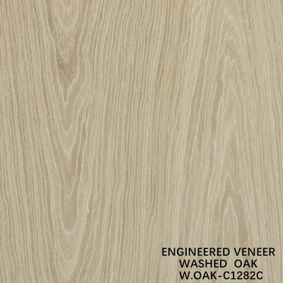 Thiết kế gỗ veneer đặc biệt rửa lá sồi hạt thẳng 2500-3200mm lột trở lại cho da cửa
