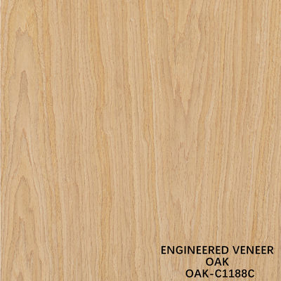 American Oak kỹ thuật gỗ veneer Quarter slice cắt 0,5mm Độ dày cho cửa và mặt tủ