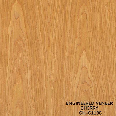 Ev Wood Veneer Of Fancy Crown Grain American Cherry 2850mm Chiều dài cho cửa nội thất Trung Quốc Nhà sản xuất