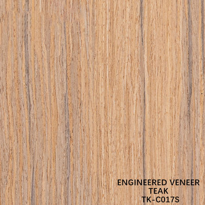 Recon Wood Veneer Of Teak Slice Cut Technics With Straight Grain For For Door Face Lớn kích thước 2850mm