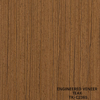 Recon Wood Veneer Of Teak Slice Cut Technics With Straight Grain For For Door Face Lớn kích thước 2850mm