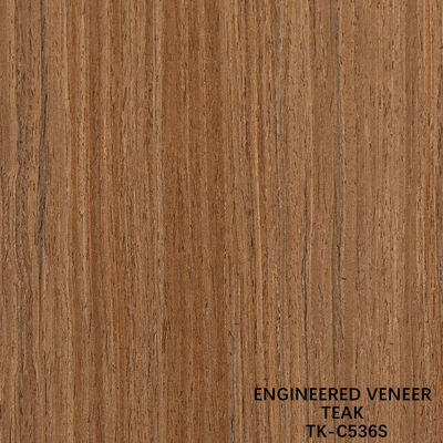Recon Wood Veneer Of Teak Slice Cut Technics With Straight Grain For For Door Face Lớn kích thước 2850mm