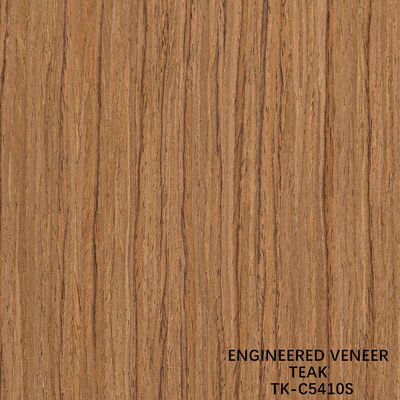 Recon Wood Veneer Of Teak Slice Cut Technics With Straight Grain For For Door Face Lớn kích thước 2850mm