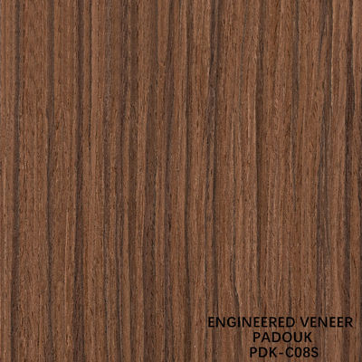 Fancy kỹ thuật gỗ veneer của Quandong Độ dày 0,18-0,6mm cho trang trí khách sạn có thể được tùy chỉnh
