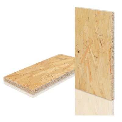 Radiata Pine Oriented Strand Board Osb4 2440 * 1220 * 18mm Có thể được tùy chỉnh kích thước cho tường bên ngoài và tấm mái nhà