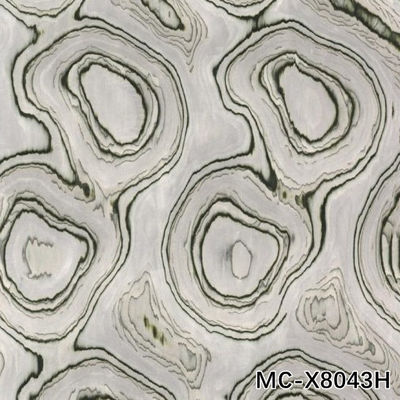 High-End Custom MC-X8043H Thiết kế gỗ veneer của Moscovite Ring hạt cho bảng tường